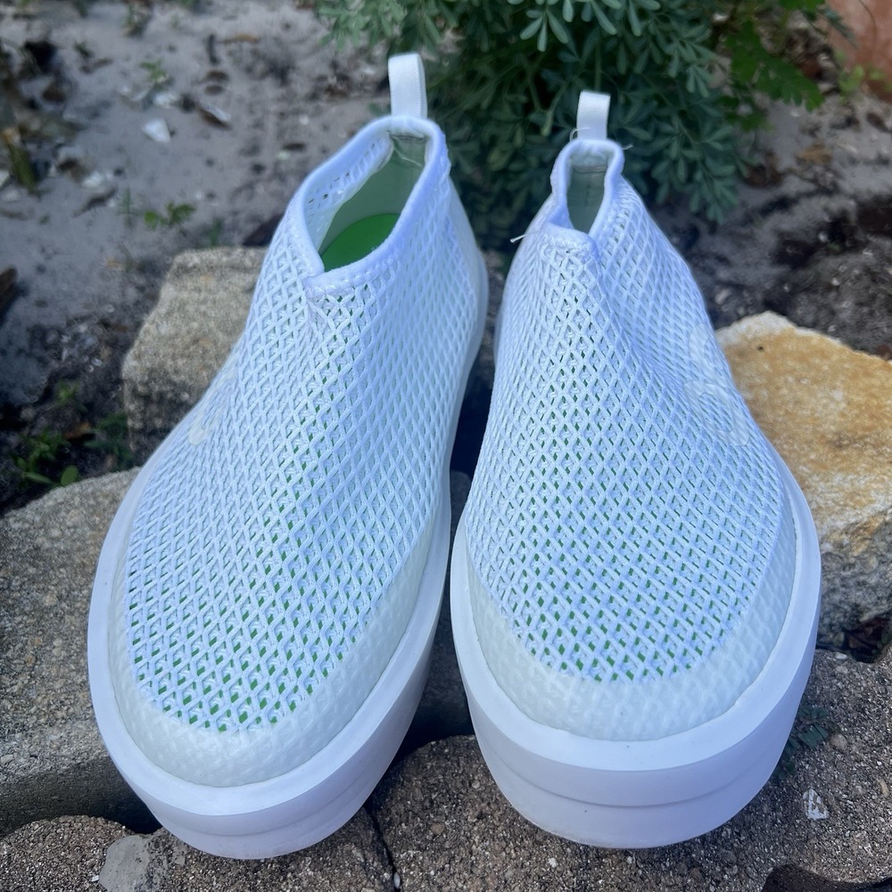 OOFOS OOmega Chukka Womens US 6.5 Recovery Shoes Slip On White - Picture 3 of 9